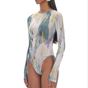 Andrea Iyamah Multicolor Long Sleeve Bodysuit